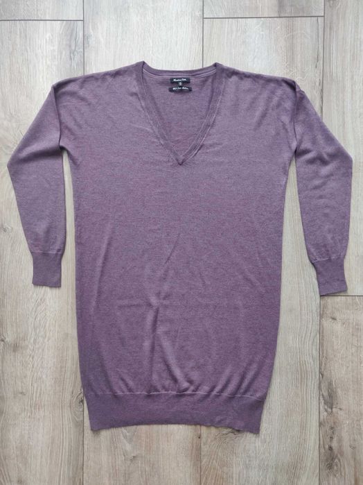 Туника платье, свитер Massimo Dutti wool cashmere M 32 цвет марсала.