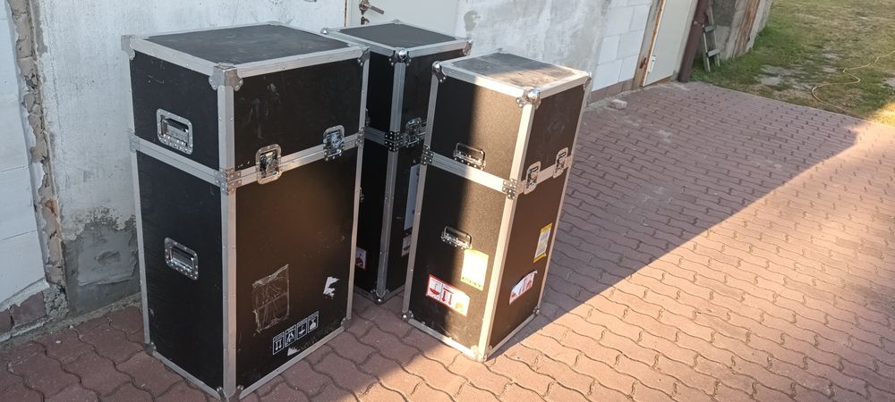 Skrzynki, case, walizk transportowe 3 szt