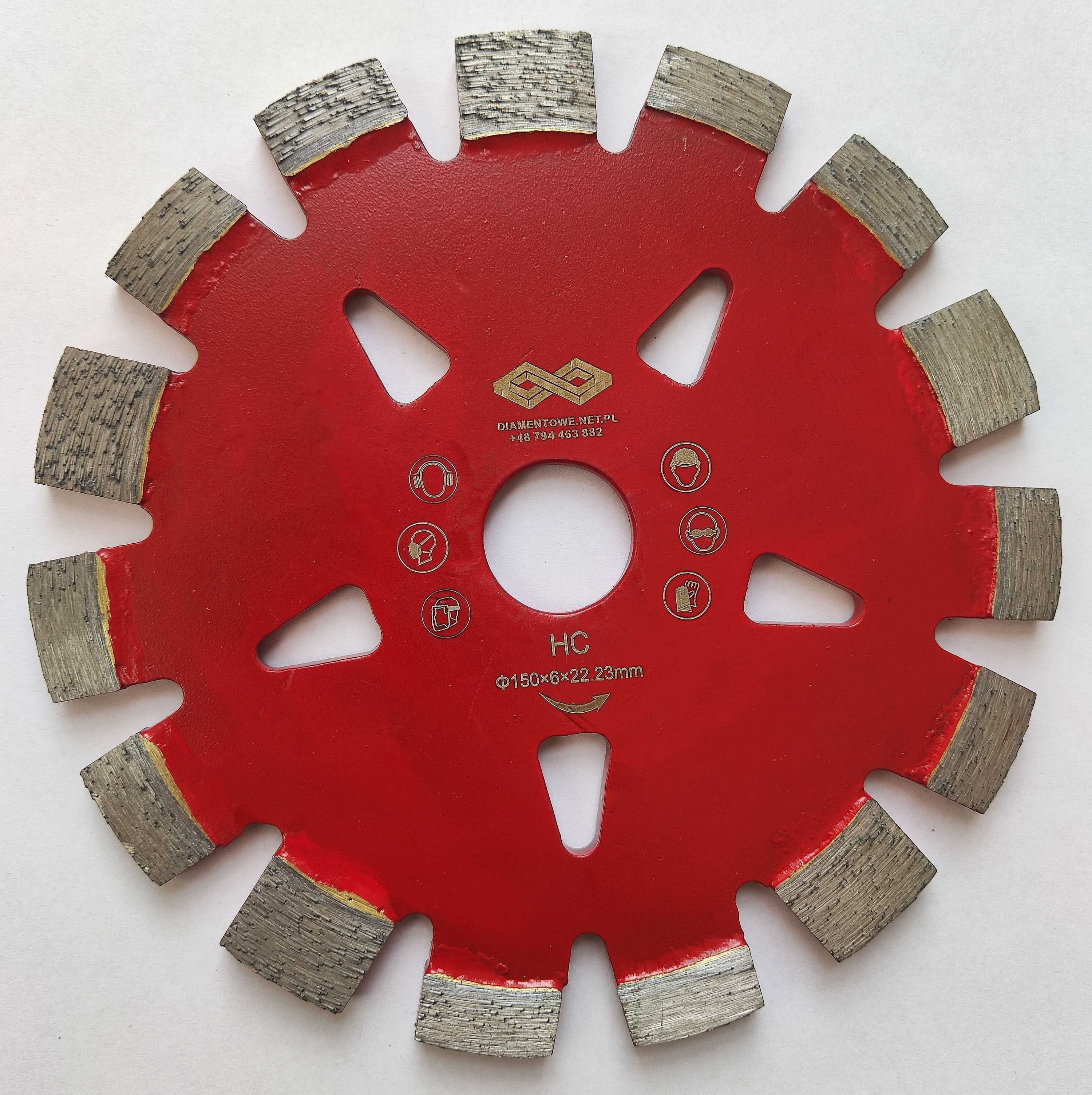 Frez do betonu 150 x 6 mm wycinania rowków w betonie nacinania linii