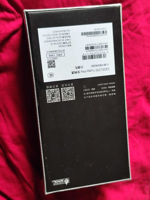 IQOO Z10 Turbo Pro 12+12/256 NFC Snapdragon 8 gen 4 7000mAh BLACK VIVO