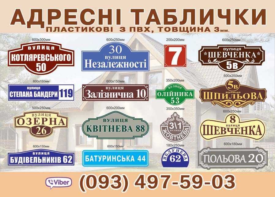 Адресні таблички