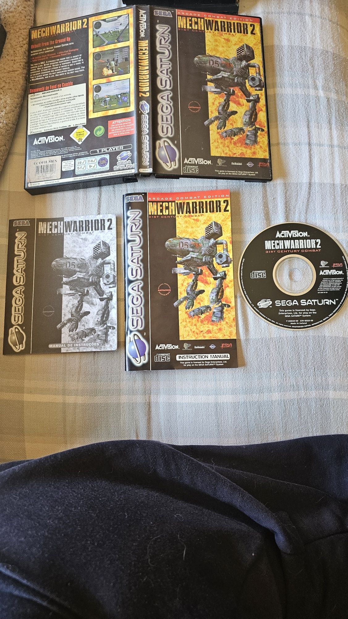 Jogo para sega Saturn mechwarrior 2