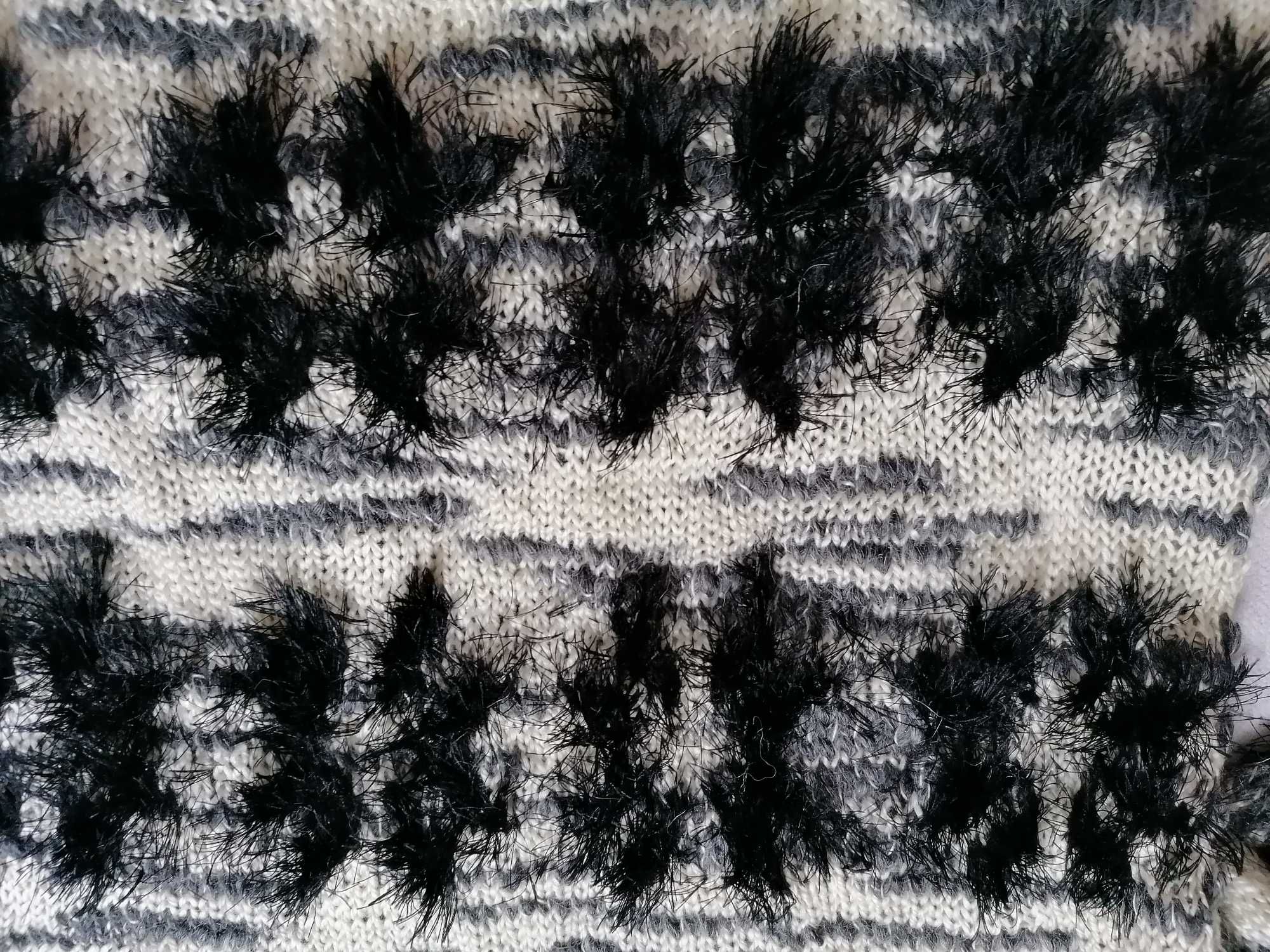 Sweter r. 42-44, XL - XXL wełna hand made