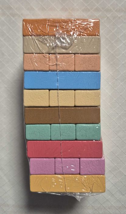 Jogo Jenga 30 peças em madeira