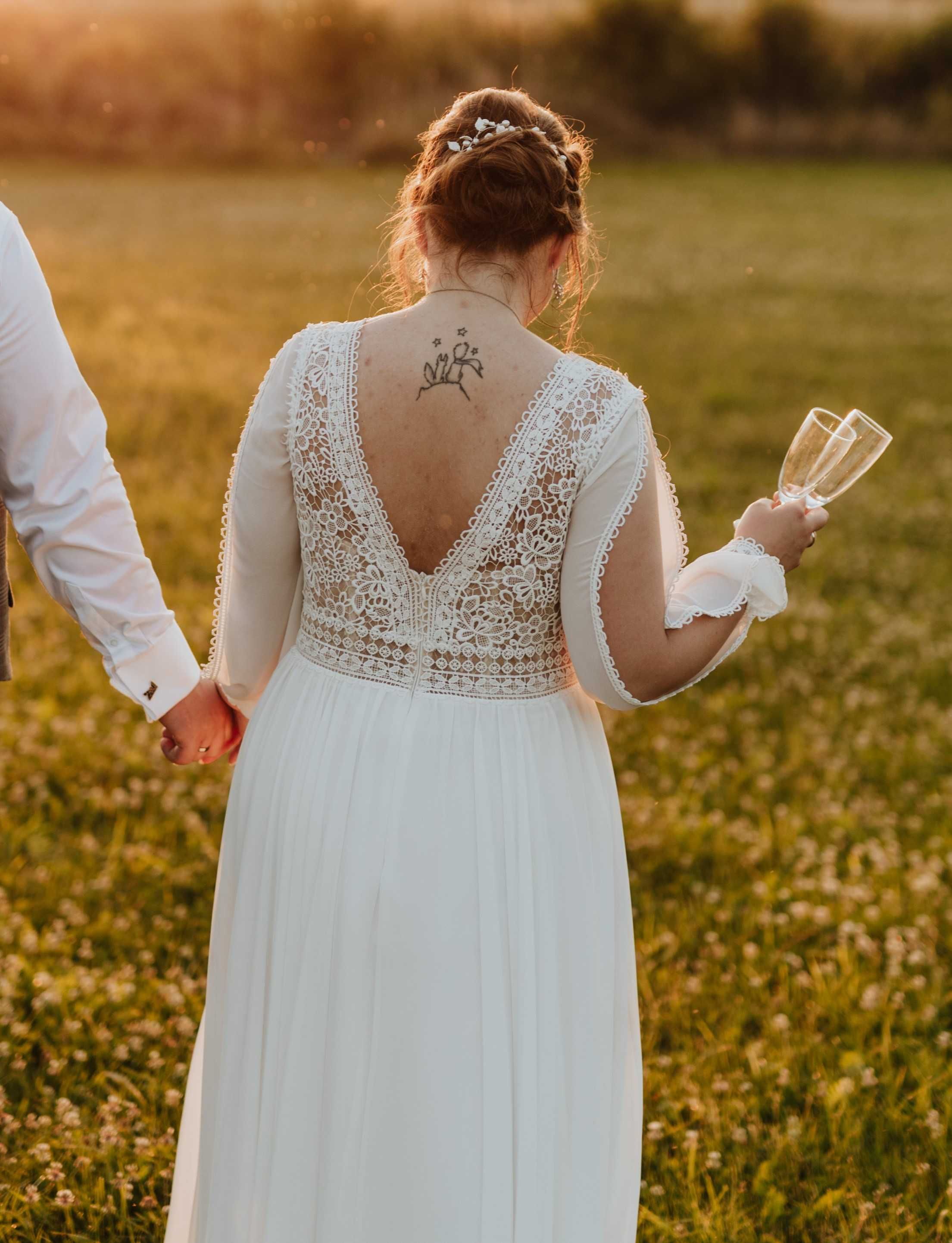 Suknia ślubna boho