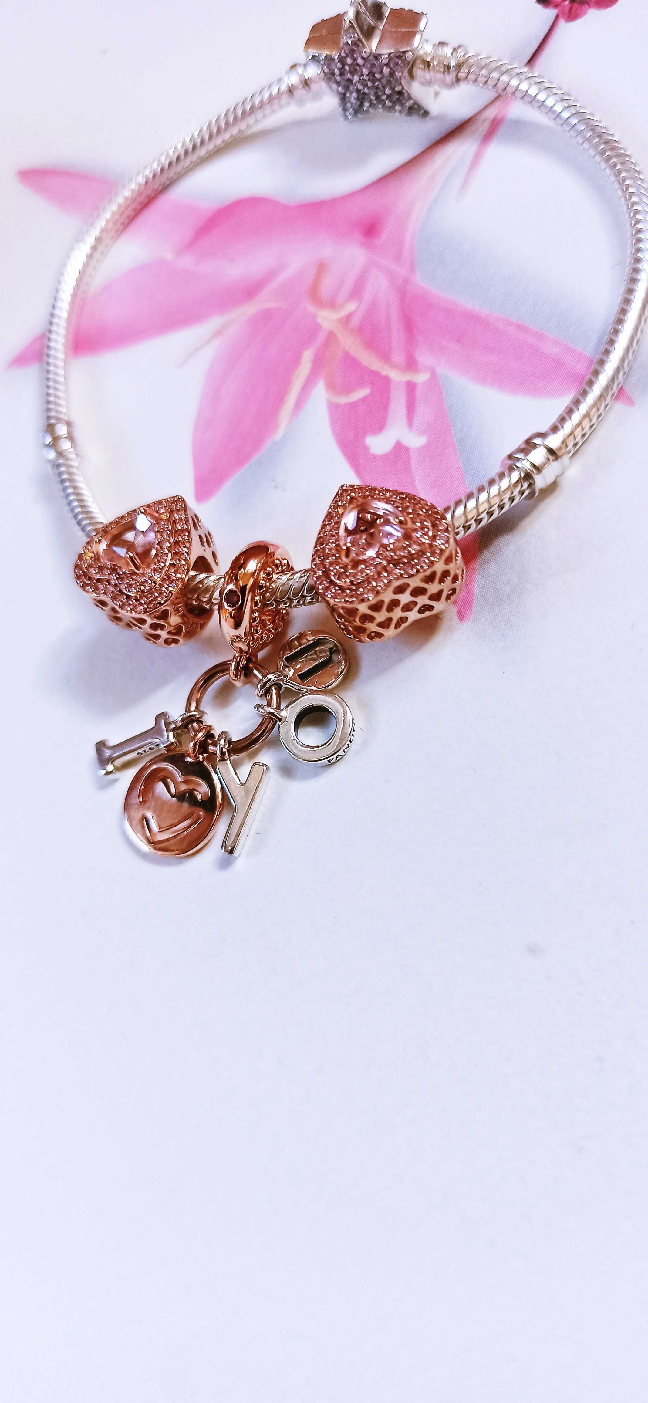 Bransoletka Pandora NOWA ALE S925 charms zawieszka kulka koralik beads