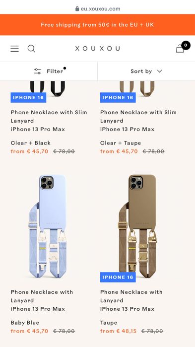 Чохли з карабінами на iphone 13 pro max