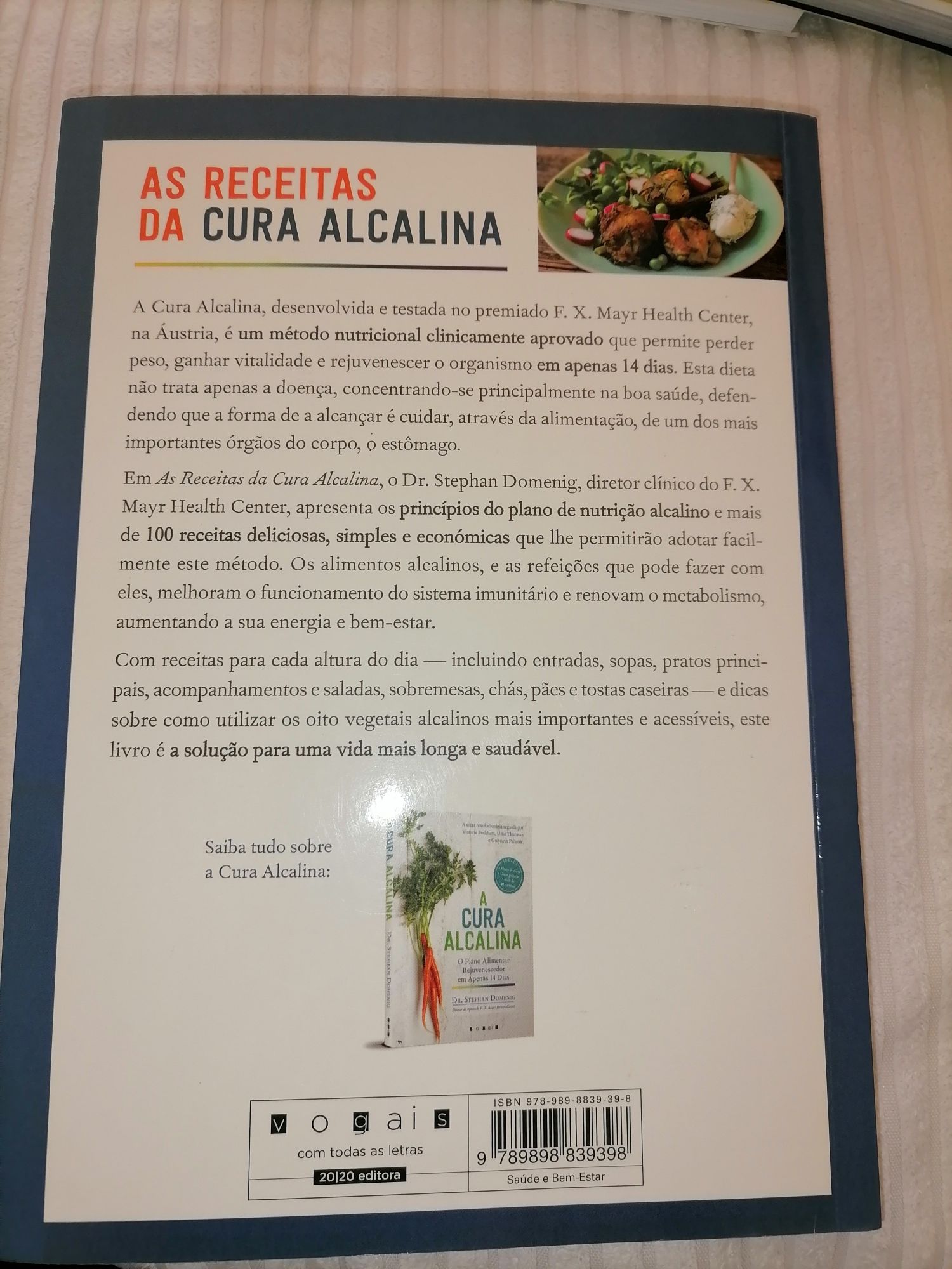 Livro As receitas da dieta alcalina