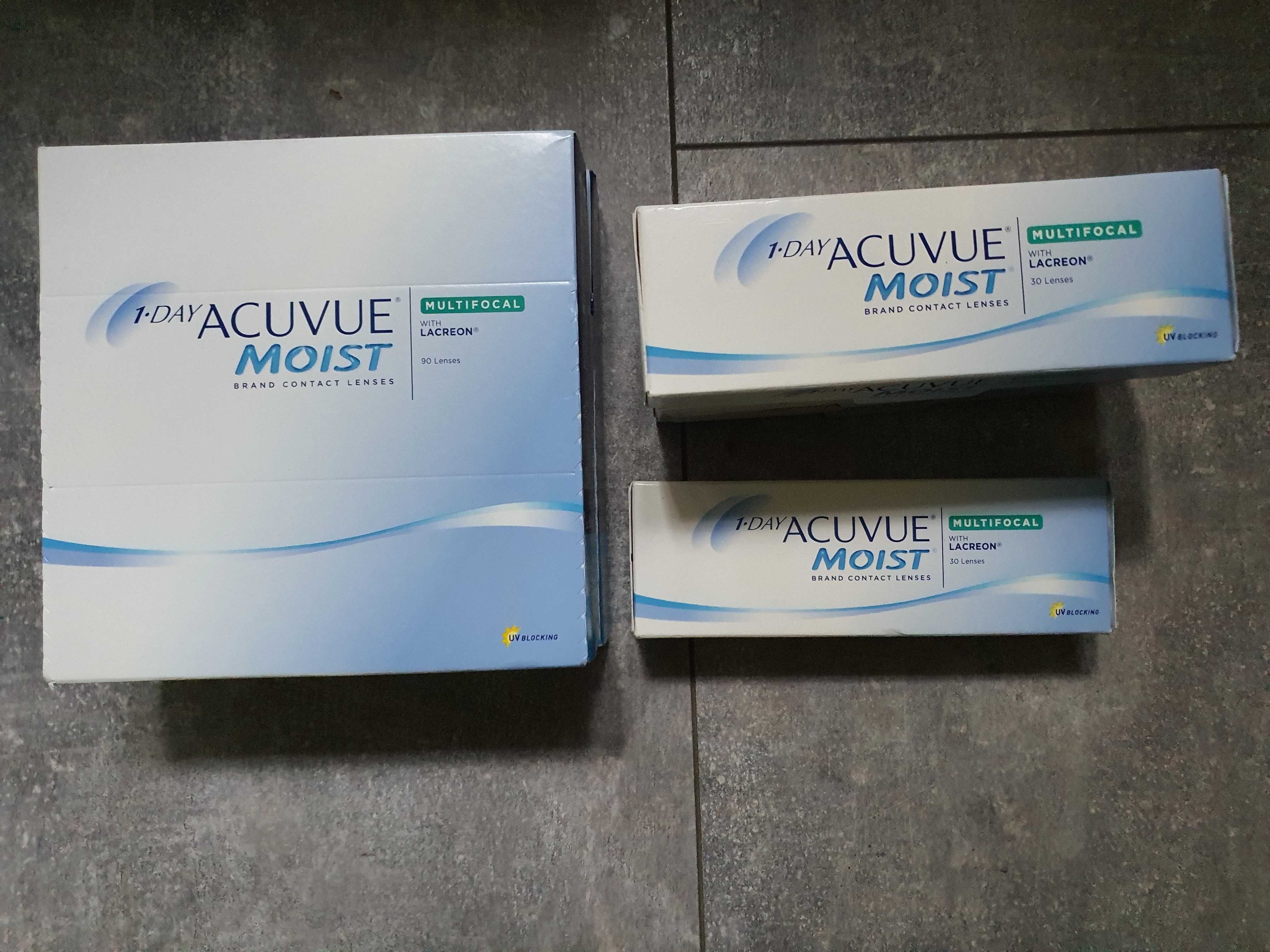 Контактні лінзи 1-Day Acuvue Moist Contact Lenses