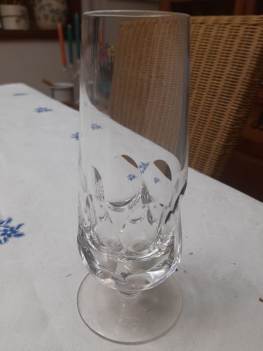 9 flutes de champagne em cristal Atlantis