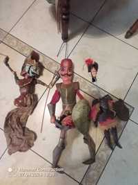 Stare kukiełki lalki marionetki