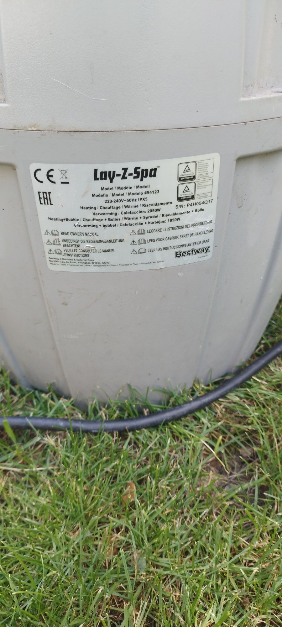 Jacuzzi ogrodowe layzspa bestway