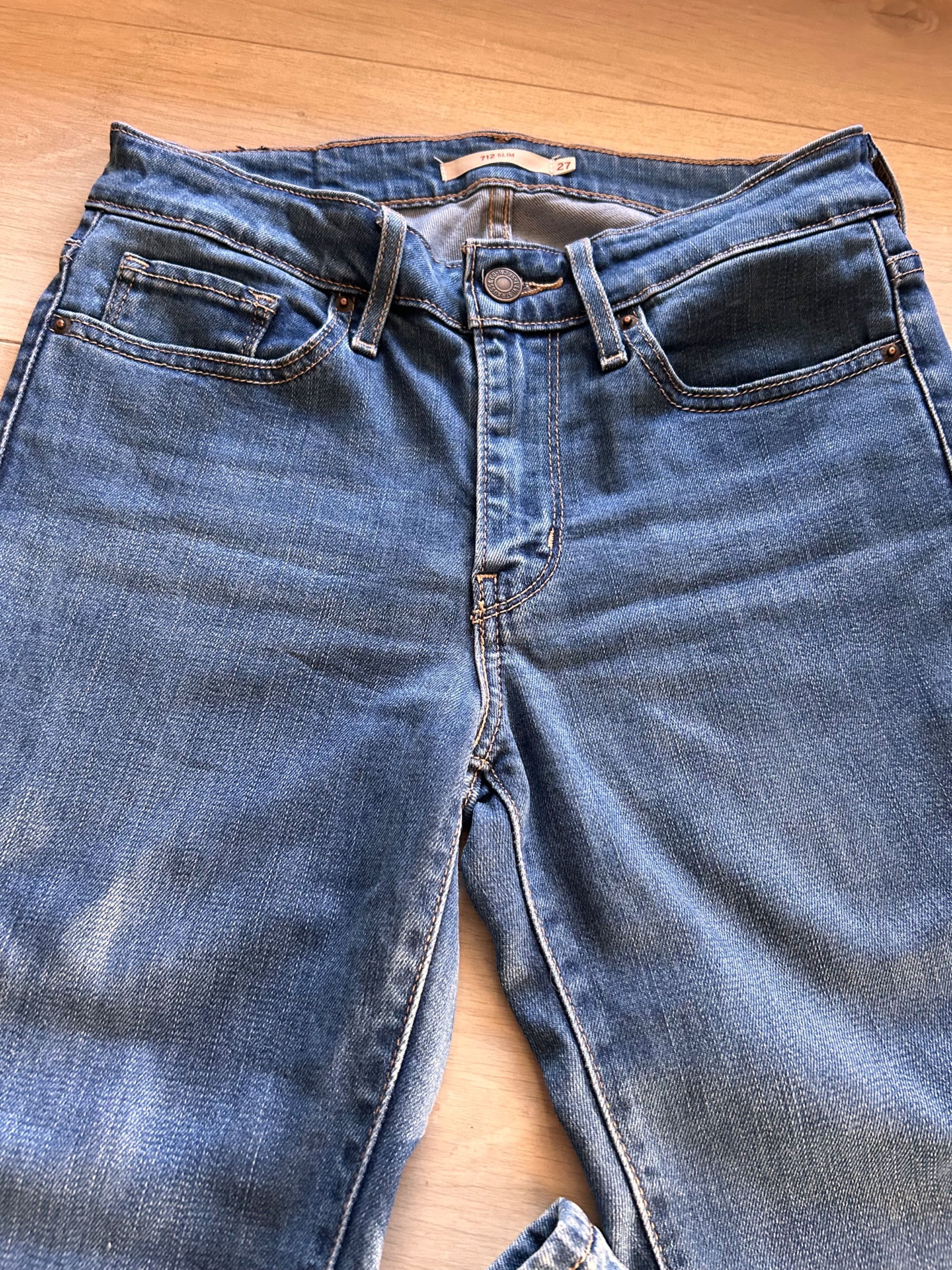 Jeansy Levis 712 slim roz. 27