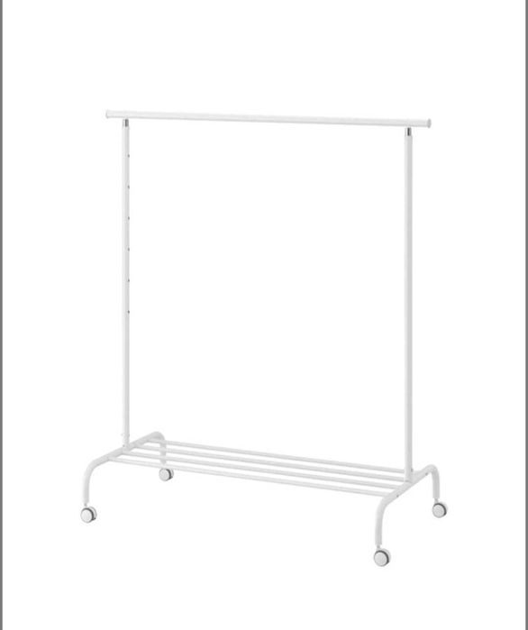 Напольна вішалка - стійка, містить колеса