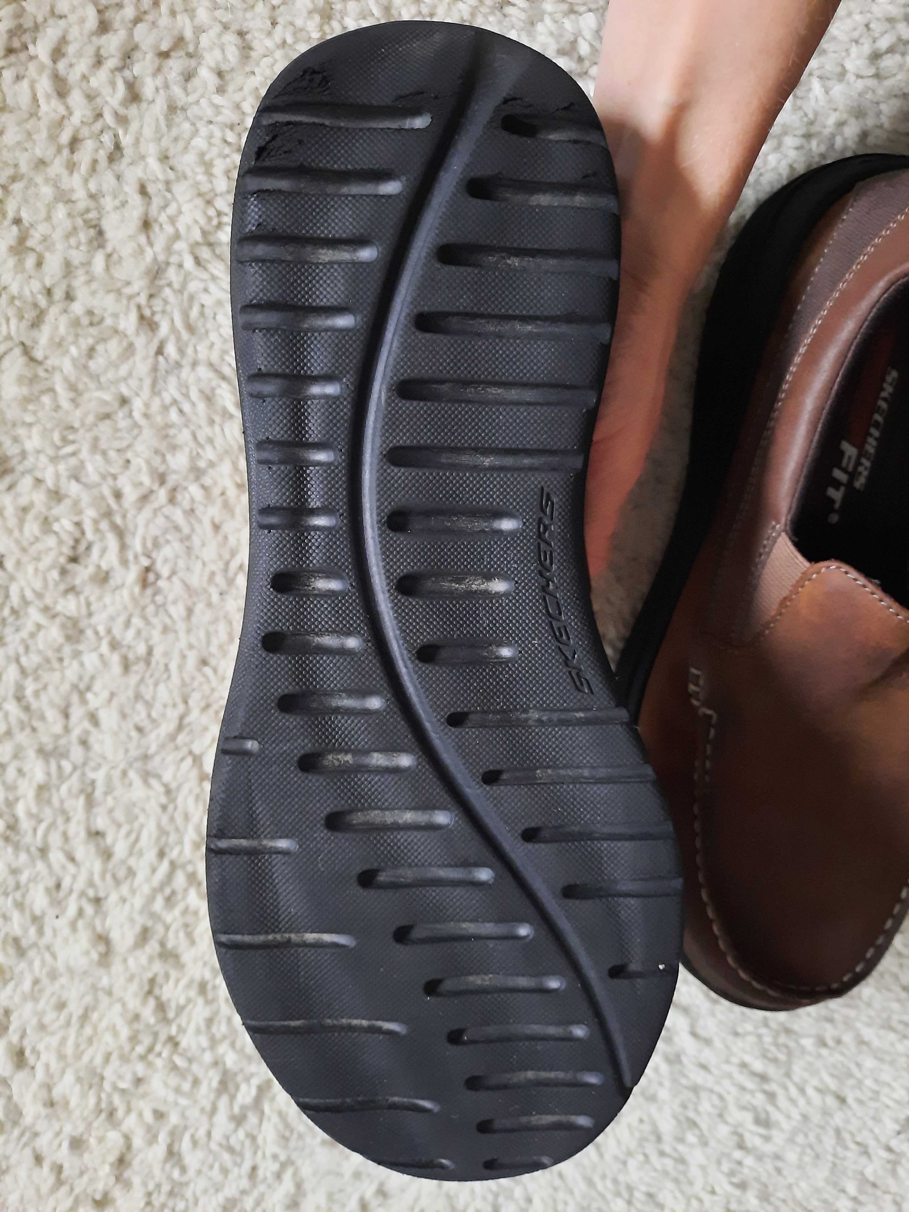 Шкіряні мокасини туфлі Skechers