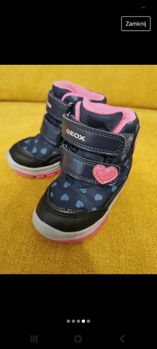 Buciki zimowe GEOX śniegowce rozm. 20 jak nowe