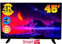 Корея телевизор 4K Samsung 45'' Smart TV, T2, IPTV, Wi-FI, BT АКЦИЯ