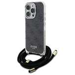 Guess GUHCP16LHC4SEK iPhone 16 Pro 6.3" czarny/black hardcase Crossbod
