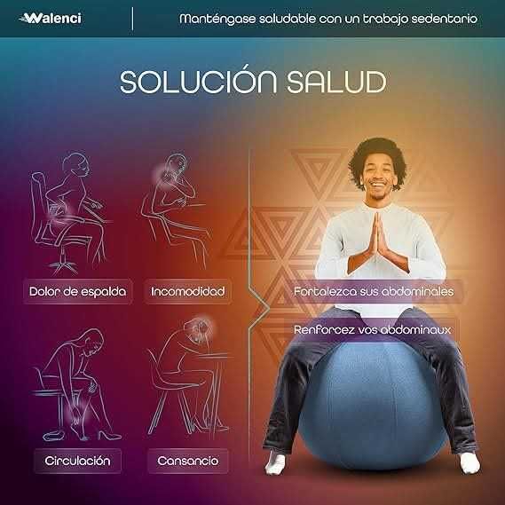 Bola para sentar, cadeira ergonômica