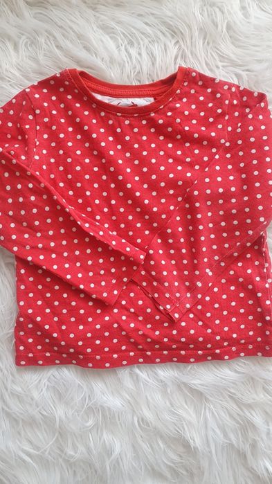 Okazja 6 szt bluzek z dł.rękawem h&m,c&a,next i inne rozm. 86/92cm