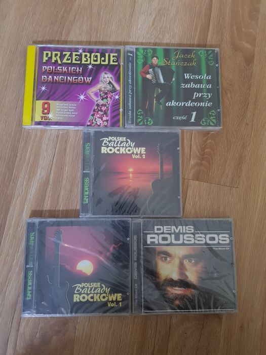 Płyty CD 5 sztuk Nowe Przeboje polskich rankingów, ballady rockowe