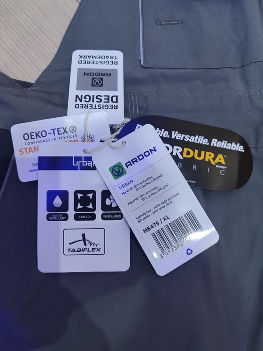 Spodnie ogrodniczki robocze