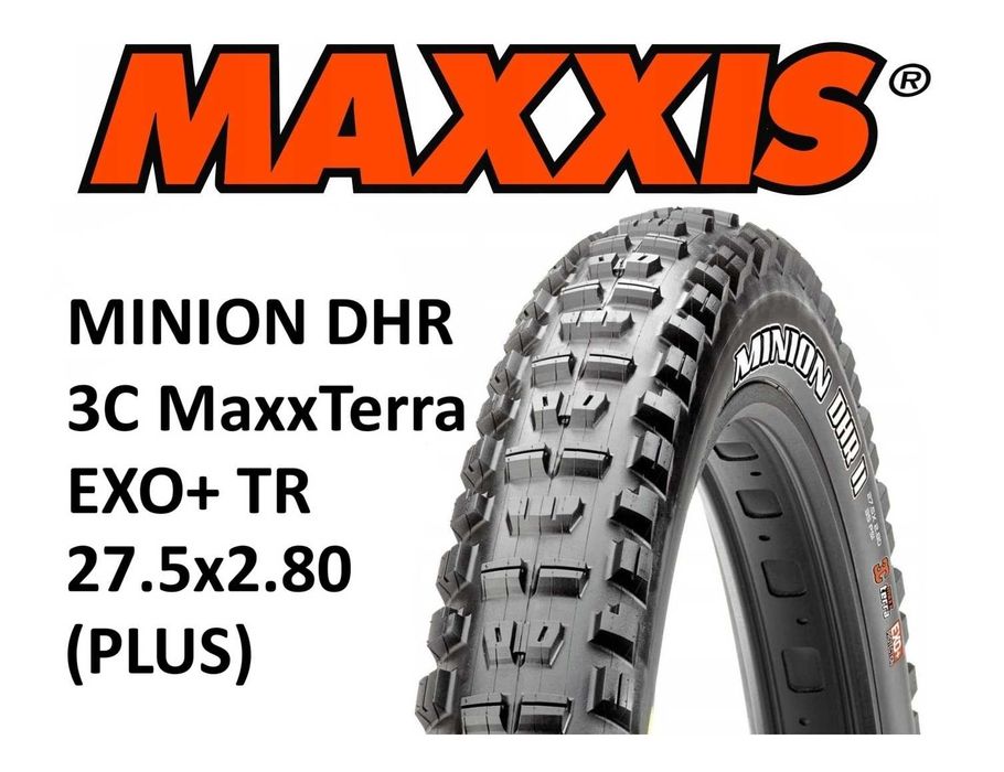 -67% NOWA opona MAXXIS MINION DHR II 27,5x2.80 3C MaxxTerra EXO+ TR FV