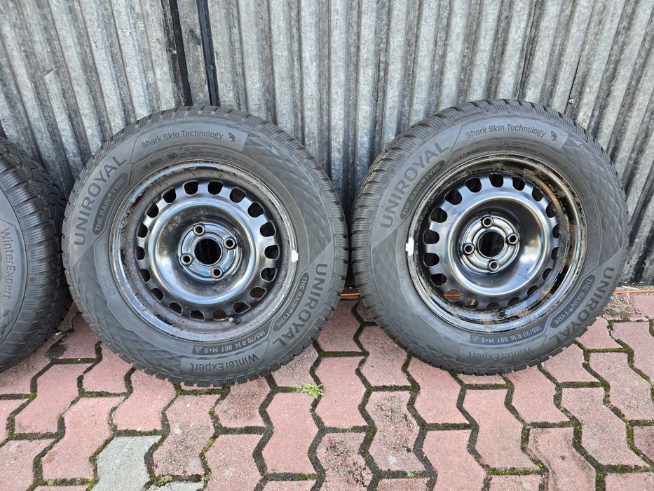 Felgi z oponami 185/70R14 Opel Corsa D 4x100 E Astra Combo Meriva Adam