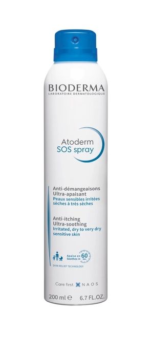 Bioderma Atoderm SOS, spray likwidujący swędzenie skóry 200 ml