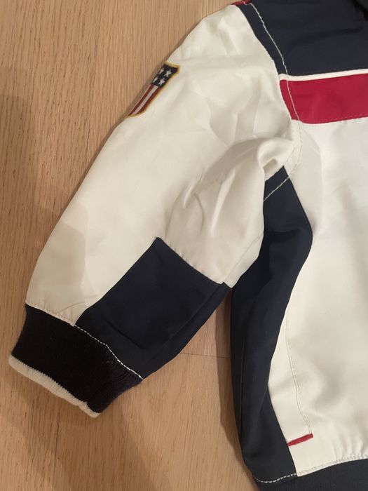 Biała dziecięca kurtka Tommy  Hilfiger