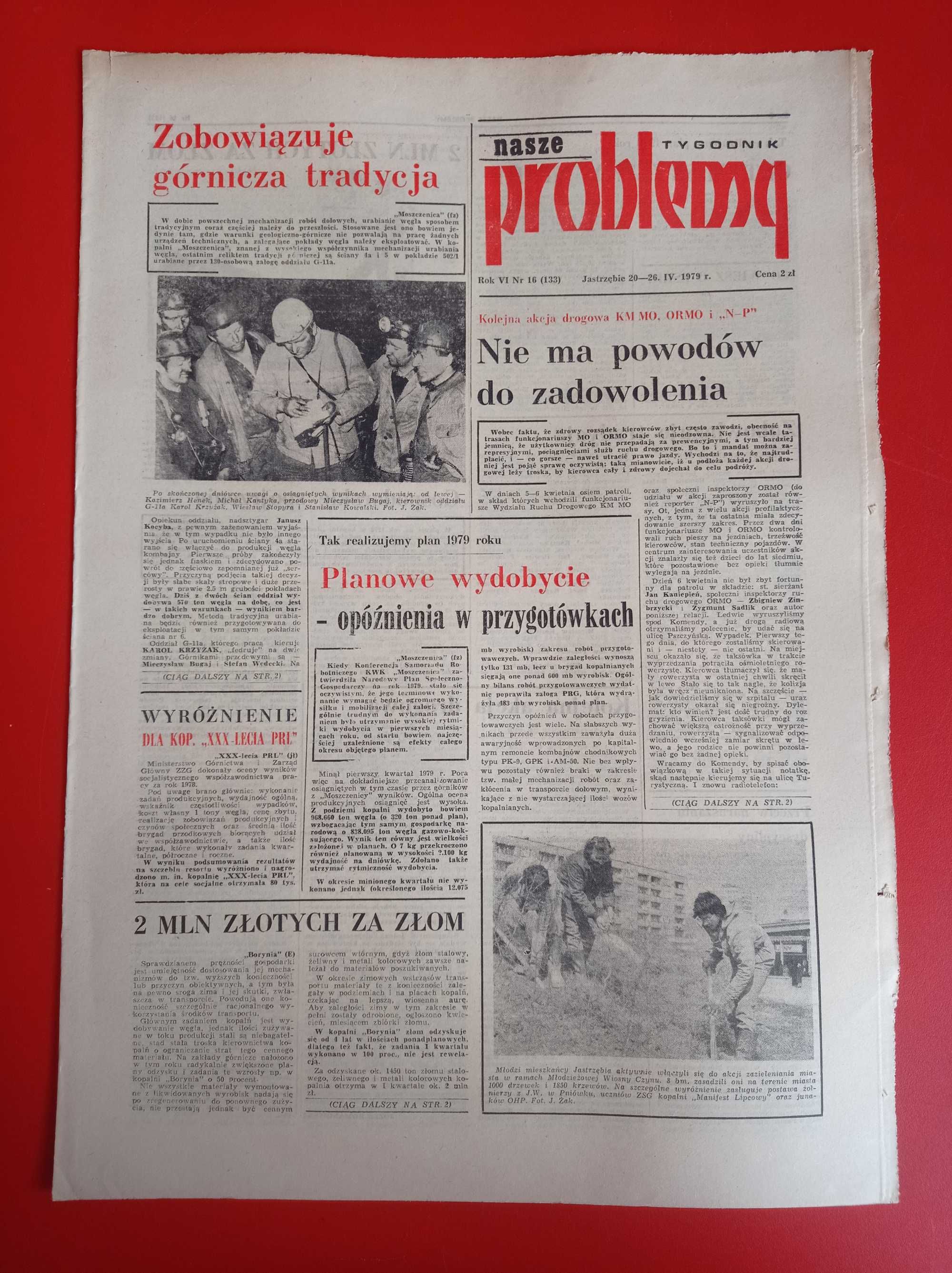 Nasze problemy, Jastrzębie, nr 16, 20-26 kwietnia 1979