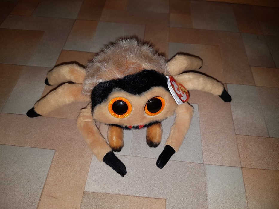 TY Beanie Boos глазастик бежевый паук GODFREY 15 см