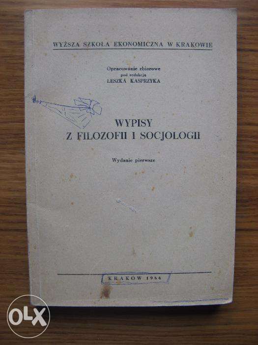 Wypisy z filozofii i socjologii - Leszek Kasprzyk