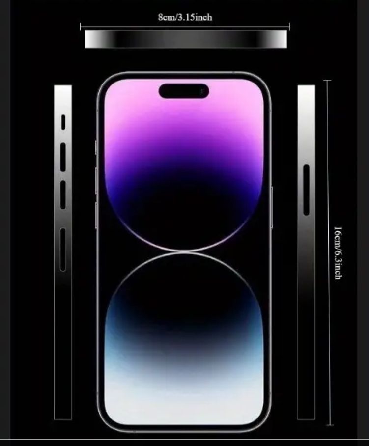 Гидрогелевая плёнка для iPhone 15 Pro Max