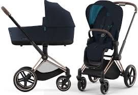 Cybex Rose gold Priam 4.0 cały zestaw nosidełko cloud T i-Size +
