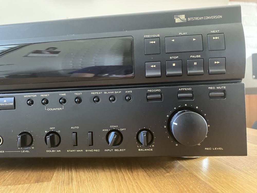 Magnetofon cyfrowy DCC Marantz DD-82 z oryginalnym pilotem