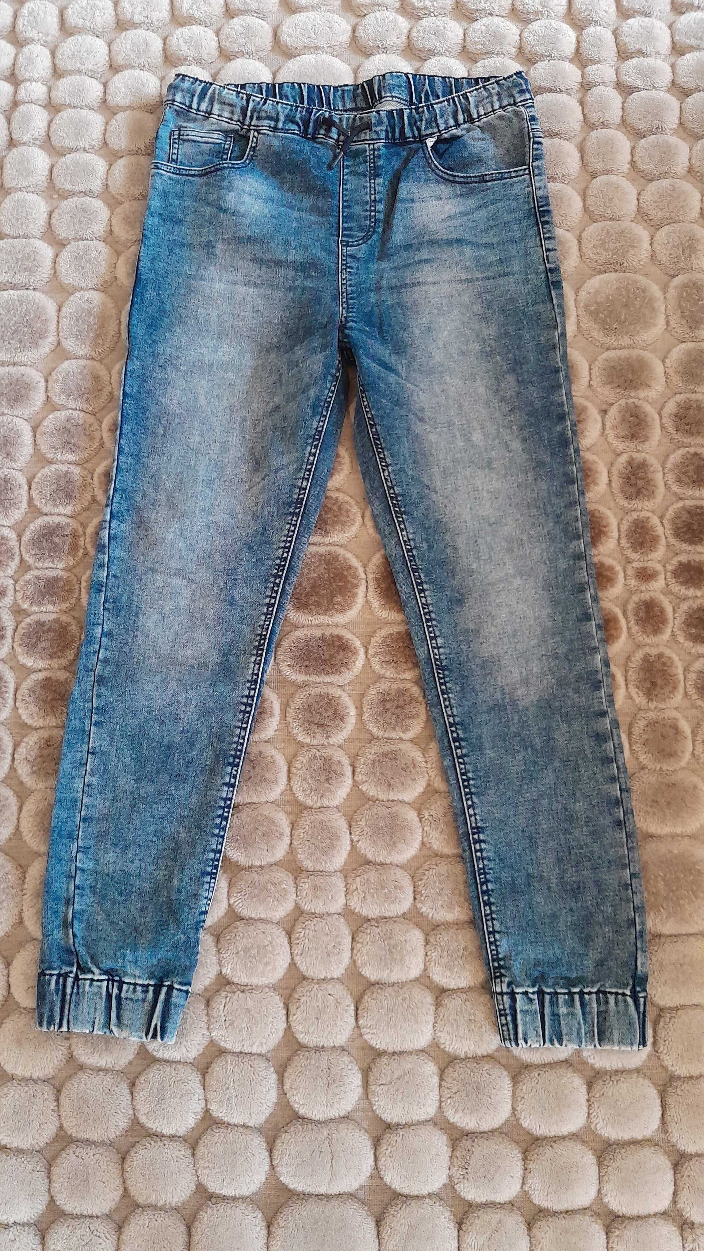 Spodnie bojówki jeans Reporter Young r.176