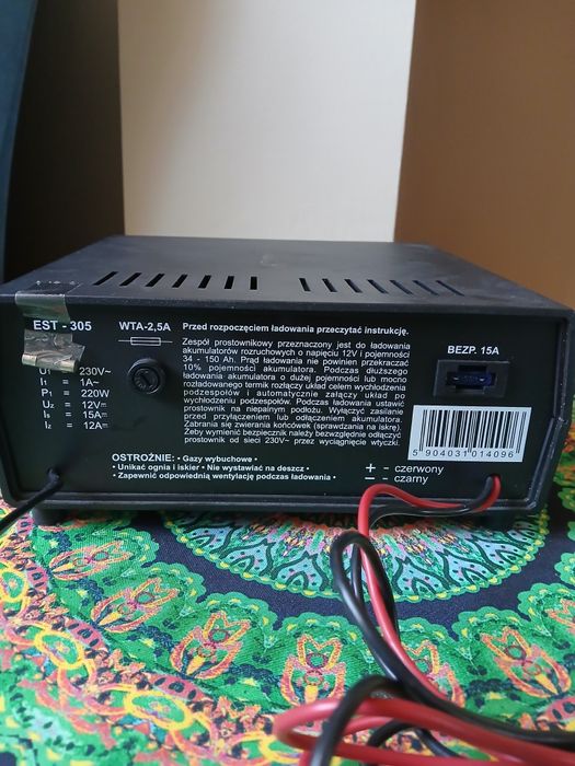 Prostownik STEF-POL EST-305 do ładowania akumulatorów