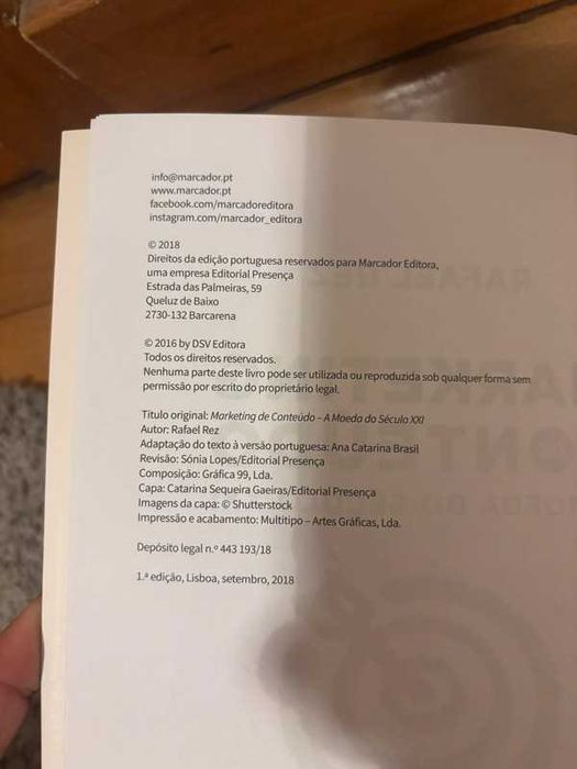 Livro Marketing de Conteúdo