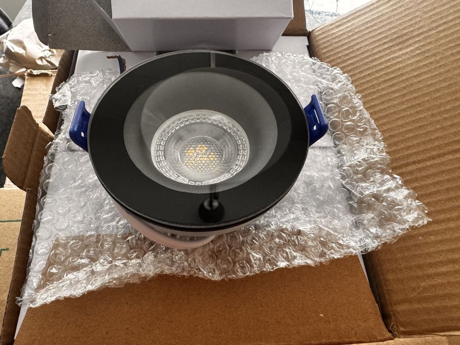 Focos teto pretos 4000k 5 w