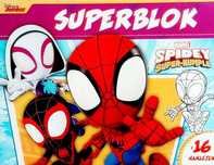 Superblok do kolorowania z naklejkami Spidey i Super-Kumple
