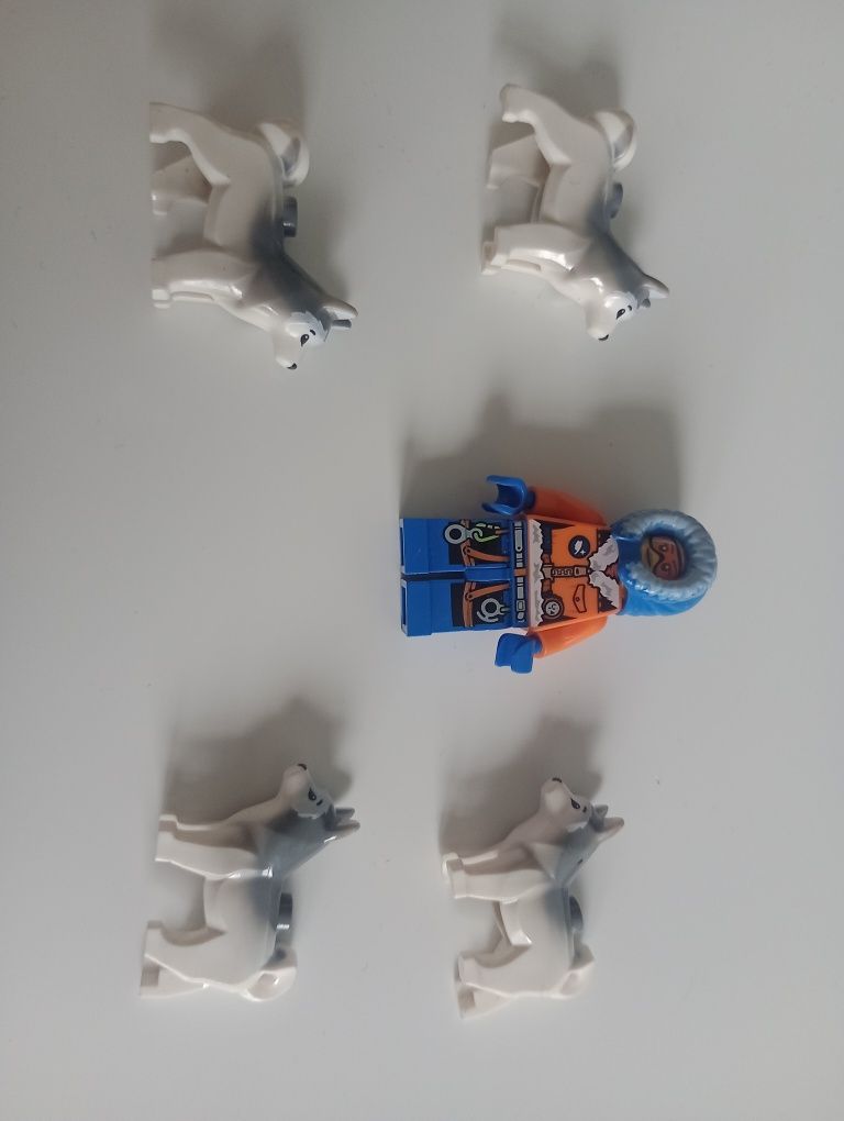 Klocki LEGO minifigurka Arctik Basen camp psy