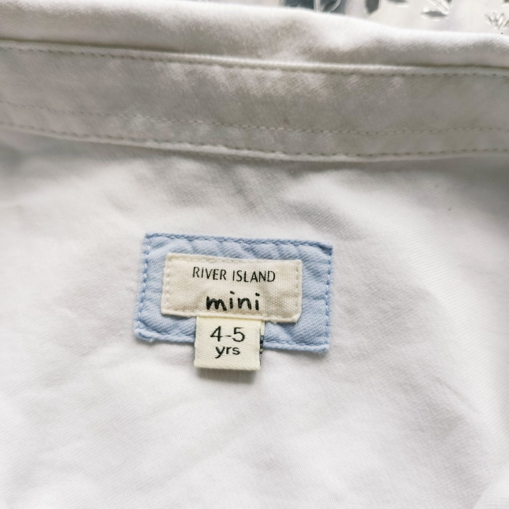 Zestaw komplet koszula biała River island mini 104-110 elegancka