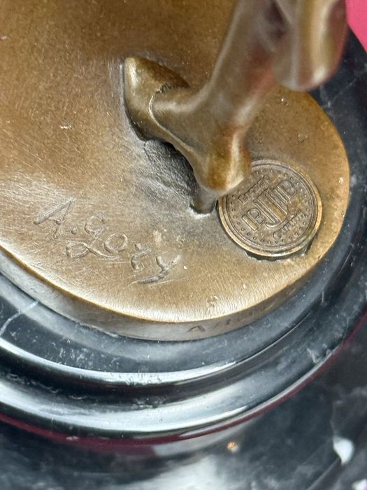 Бронзовая статуэтка, фигурка, скульптура, эротика, мрамор