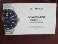 Caixa e acessórios relógio ScanWatch  Horizon Withings