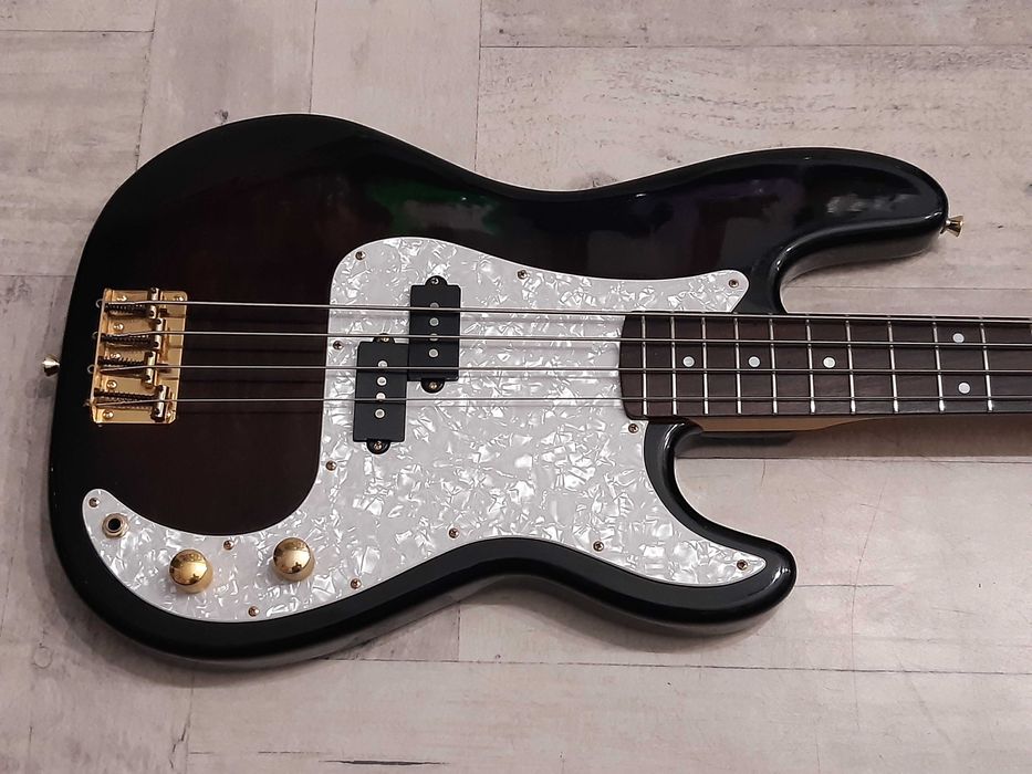 Piękna Gitara Basowa SX-Precision Bass-transparent brown- wysyłka Free