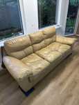 Kanapa skórzana sofa 3 osobowa do oddania za darmo