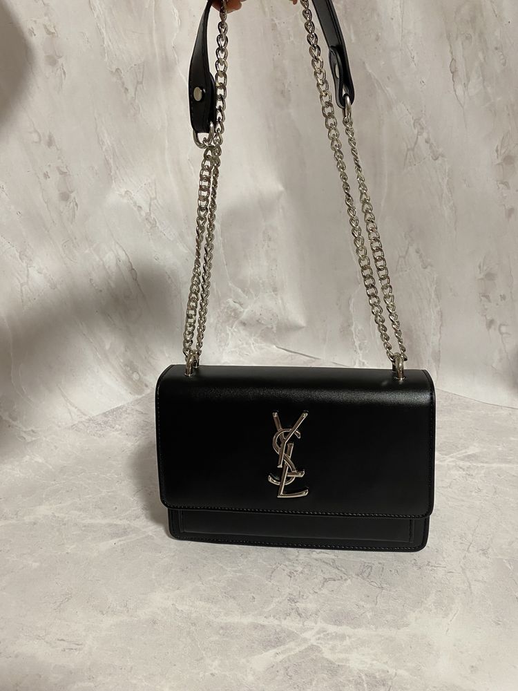 Сумка чорна YSL