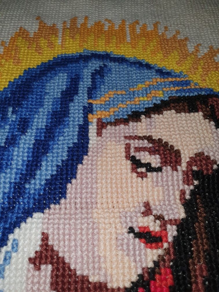 Obraz rękodzieło ręcznie robiony Maryja Matka Boża 25x40