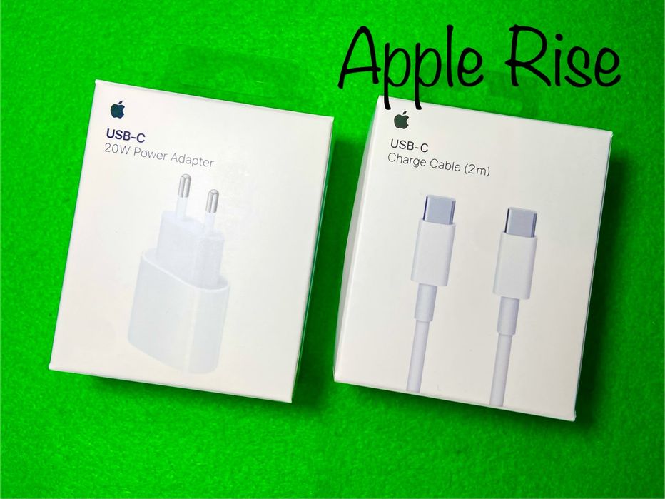 ОРИГИНАЛ Быстрая зарядка айфон Блок 20 Ватт + Кабель Айфон 16 Pro Max